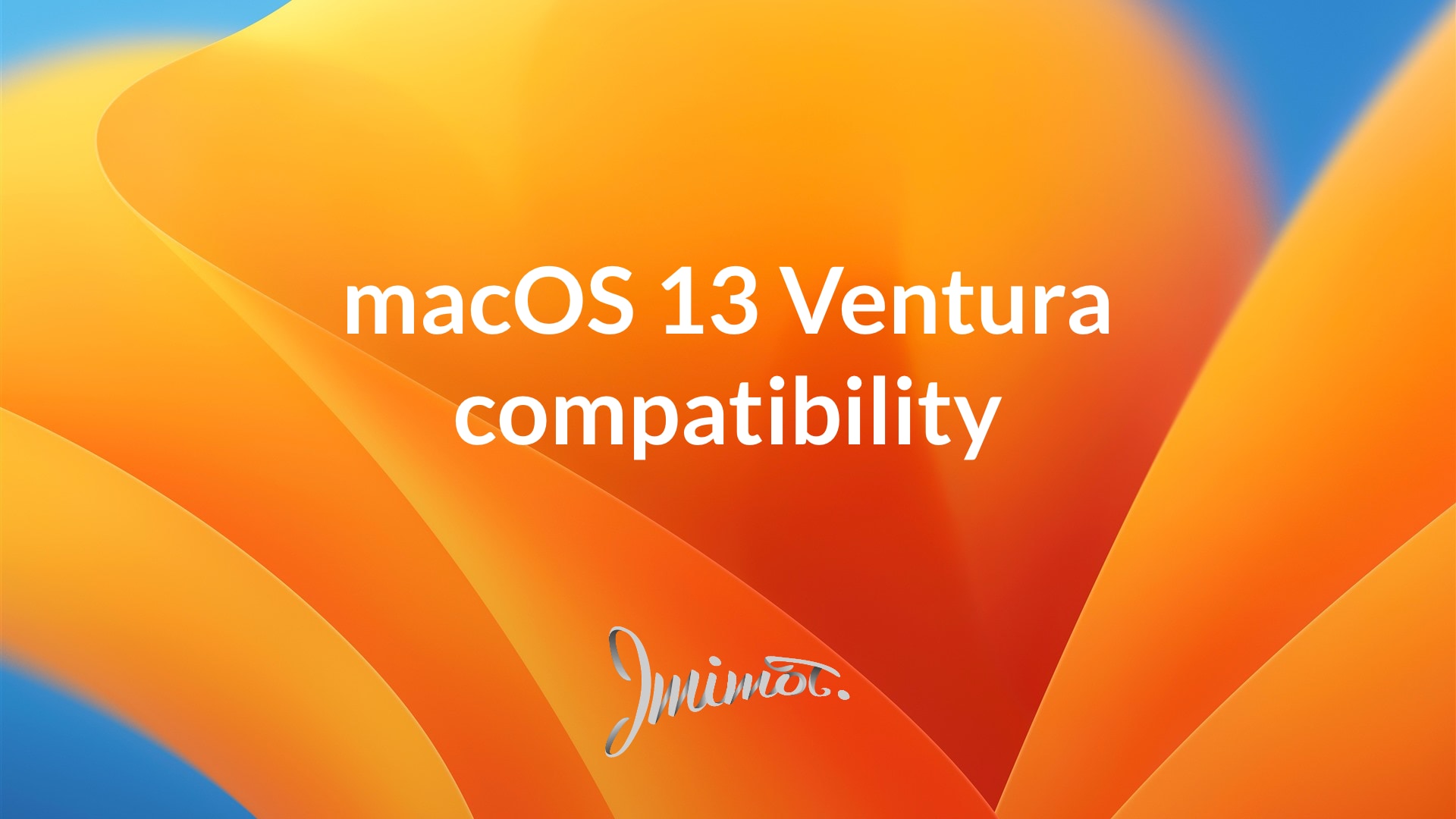 macos ventura is compatible with these computers